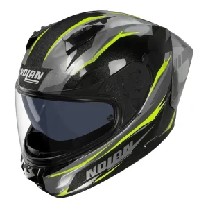 Nolan N60-6 Sport Veloce Helmet Black/Anthracite/Yellow
