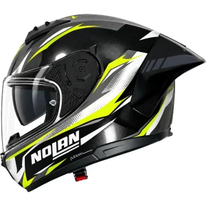 Nolan N60-6 Sport Veloce Helmet Black/Anthracite/Yellow, Motoee.com