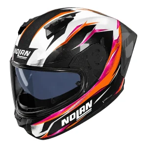 Nolan N60-6 Sport Veloce Helmet Black/White/Orange