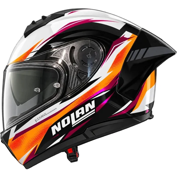 Nolan N60-6 Sport Veloce Helmet Black/White/Orange