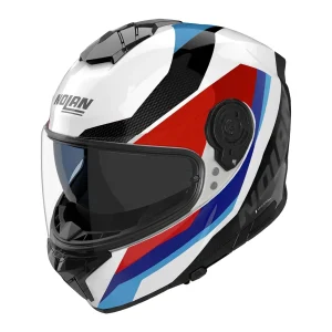 Nolan N80-8 Torpedo Helmet White/Red/Blue