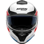Nolan N80-8 Torpedo Helmet White/Red/Blue