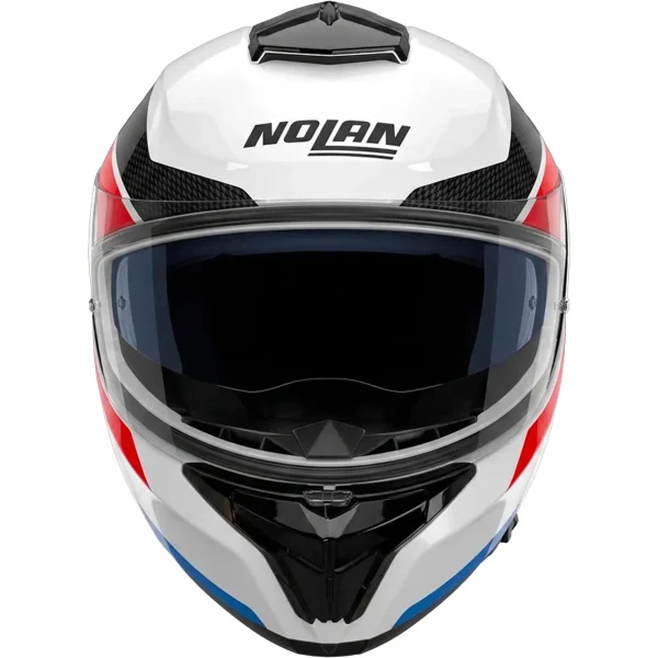 Nolan N80-8 Torpedo Helmet White/Red/Blue