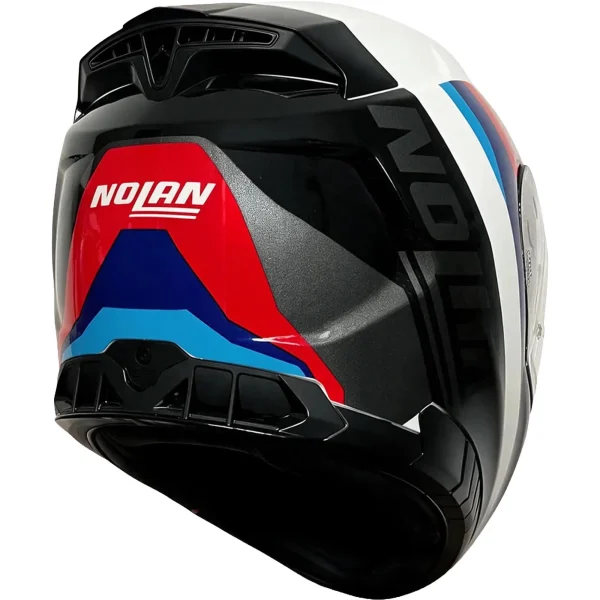 Nolan N80-8 Torpedo Helmet White/Red/Blue