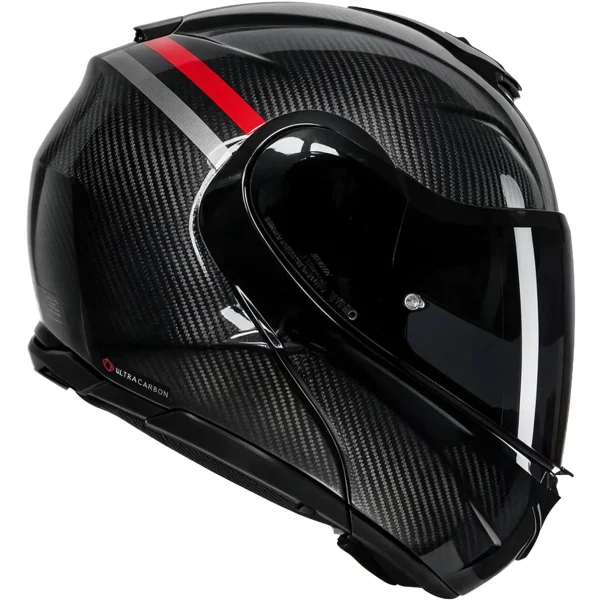 Nolan X-1005 Ultra Carbon Gemini Helmet Black/Red/Grey