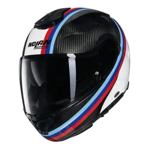 Nolan X-1005 Ultra Carbon Gemini Helmet White/Red/Blue