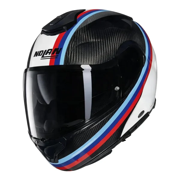 Nolan X-1005 Ultra Carbon Gemini Helmet White/Red/Blue