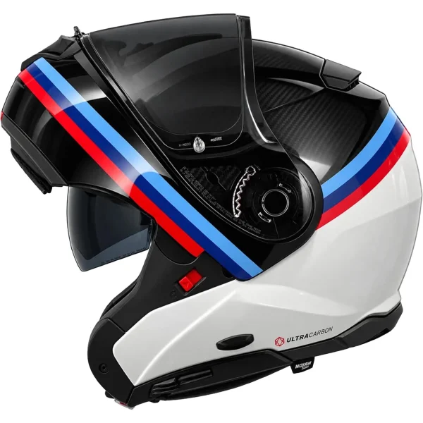 Nolan X-1005 Ultra Carbon Gemini Helmet White/Red/Blue
