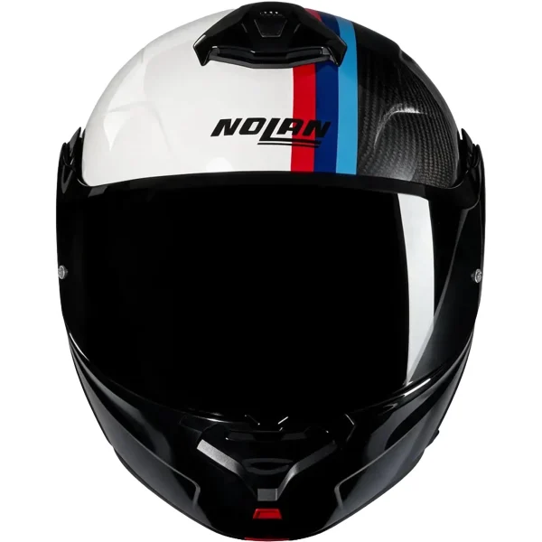 Nolan X-1005 Ultra Carbon Gemini Helmet White/Red/Blue
