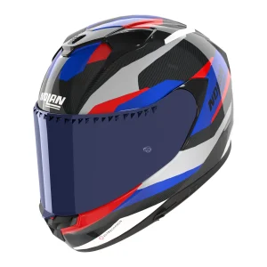 Nolan X-904 Ultra Carbon Calibro Quin Helmet Black/Blue/Red