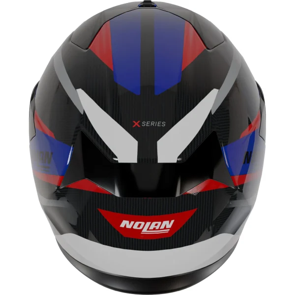 Nolan X-904 Ultra Carbon Calibro Quin Helmet Black/Blue/Red