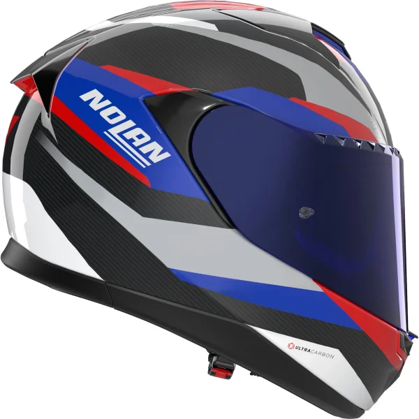 Nolan X-904 Ultra Carbon Calibro Quin Helmet Black/Blue/Red