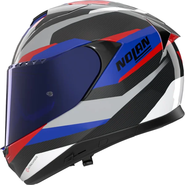 Nolan X-904 Ultra Carbon Calibro Quin Helmet Black/Blue/Red