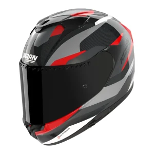 Nolan X-904 Ultra Carbon Calibro Quin Helmet Black/Grey/Red
