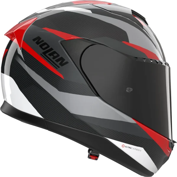 Nolan X-904 Ultra Carbon Calibro Quin Helmet Black/Grey/Red