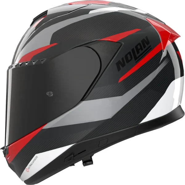 Nolan X-904 Ultra Carbon Calibro Quin Helmet Black/Grey/Red