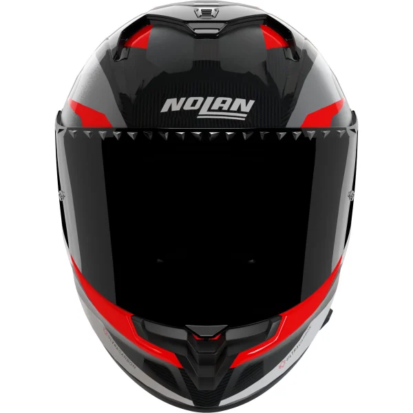Nolan X-904 Ultra Carbon Calibro Quin Helmet Black/Grey/Red