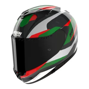Nolan X-904 Ultra Carbon Calibro Quin Helmet Black/Red/Green