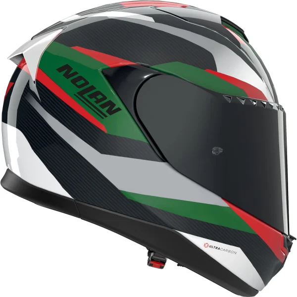 Nolan X-904 Ultra Carbon Calibro Quin Helmet Black/Red/Green