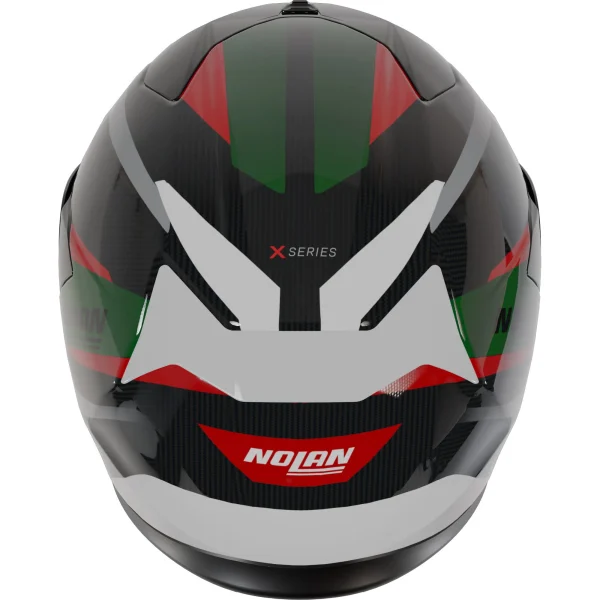 Nolan X-904 Ultra Carbon Calibro Quin Helmet Black/Red/Green