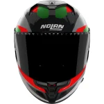 Nolan X-904 Ultra Carbon Calibro Quin Helmet Black/Red/Green