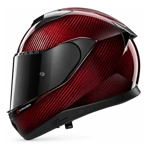Nolan X-904 Ultra Carbon Liquido Helmet Red